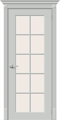 Межкомнатная дверь   Скинни-11.1 Grace Magic Fog 200*60,  классика,  остекленные,  Брус хвойных пород, МДФ. spBRV013-0531 - фото 3834308