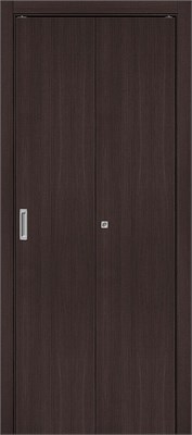 Межкомнатная дверь   Браво-0 Wenge Melinga 200*35,  минимализм,  глухие, spBRV153-1214 - фото 3834329