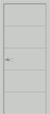 Межкомнатная дверь   Граффити-1 Grey Pro 200*60,  модерн,  глухие, spBRV146-0502 - фото 3834343