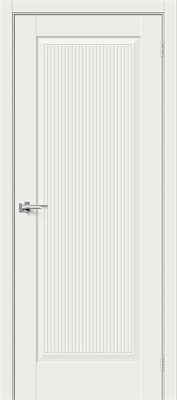 Межкомнатная дверь   Прима-10.Ф7 White Matt 200*60,  неоклассика,  глухие, spBRV066-0228 - фото 3834444