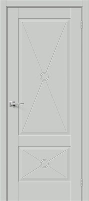 Межкомнатная дверь   Прима-12.Ф2 Grey Matt 200*60,  неоклассика,  глухие, spBRV066-0273 - фото 3834525