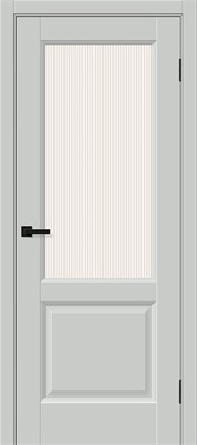Межкомнатная дверь   Неоклассик-33 Grey Silk Magic Moru 200*60,  неоклассика,  остекленные, spBRV169-0396 - фото 3834777
