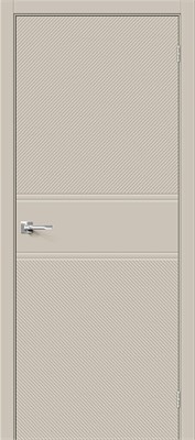 Межкомнатная дверь   Граффити-27 Creamy 200*60,  модерн,  глухие,  Брус хвойных пород, МДФ, сотовый наполнитель. spBRV013-1434 - фото 3834804