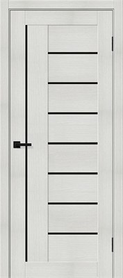 Межкомнатная дверь   Браво-29.Л Bianco Melinga Black Shine 200*60,  модерн,  глухие, spBRV153-4520 - фото 3835103