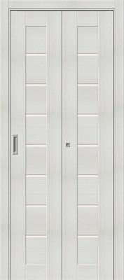 Межкомнатная дверь   Браво-22.Л Bianco Melinga Magic Fog 200*35,  модерн,  остекленные, spBRV153-4494 - фото 3835111