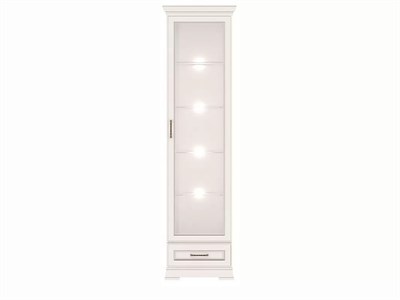 Шкаф-витрина Флоренция REG1W1SZK с подсветкой 28319001BRWby - фото 3837357