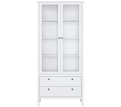 Шкаф-витрина Ева (Хельга) REG2W2S белый BRW70003899-blBRWl - фото 3837888