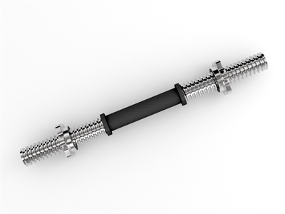 Гриф гантельный обрезиненный UNIX Fit 400 мм / 25 мм msk25 unt_BU400RUB - фото 3845080