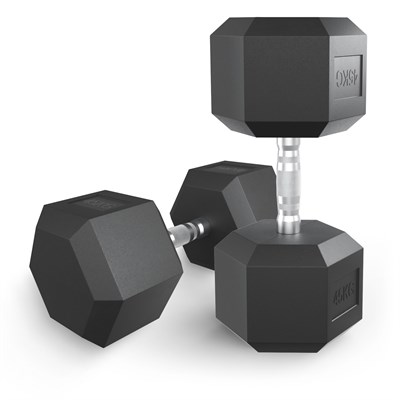 Гантель гексагональная UNIX Fit обрезиненная 45 кг / шт. msk25 unt_DBHEX45 - фото 3845202