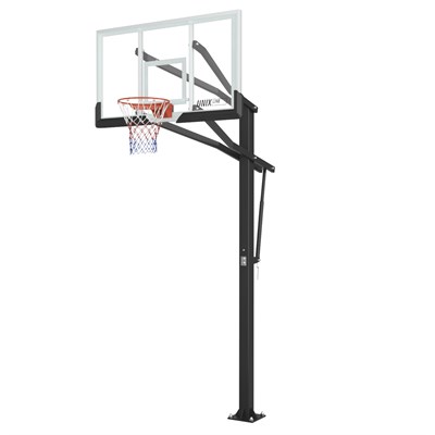 Баскетбольная стойка стационарная UNIX Line B-Stand-PC 72"x42" R45 H230-305 см msk25 unt_BSTSSTPR305_72PCBK - фото 3845361