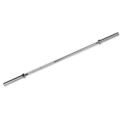 Гриф олимпийский UNIX Fit PRO 180 прямой 150 см / 50 мм Chrome msk25 unt_BB15_50OLYMPCE180 - фото 3845392