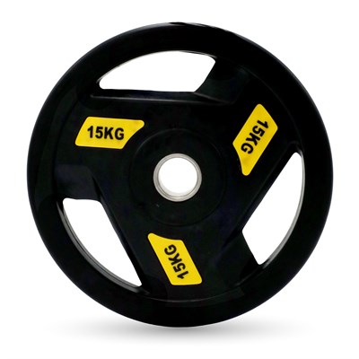 Диск обрезиненный c хватом UNIX Fit PRO 15 кг, 51 мм msk25 unt_DG15RUBPYL - фото 3845420