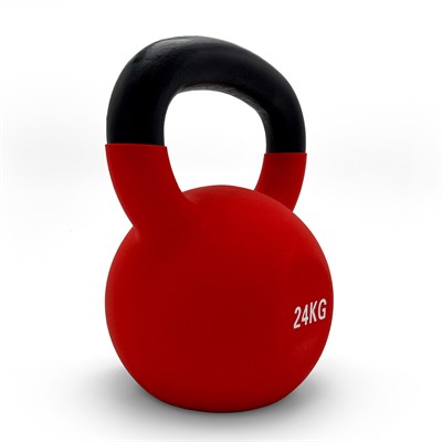 Гиря UNIX Fit виниловая 24 кг Red msk25 unt_KBVIN24RD - фото 3845449