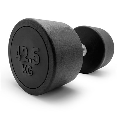Гантель UNIX Fit PRO круглая обрезиненная 42,5 кг / шт. msk25 unt_DBRND42_5PBK - фото 3845460