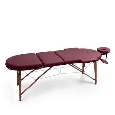 Массажный стол UNIX Comfort 3 Section Burgundy msk25 unt_MTCOMFORTBR - фото 3845558
