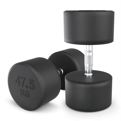 Гантель UNIX Fit PRO круглая обрезиненная 50 кг, 2 шт. msk25 unt_DBRND50PBKx2 - фото 3845588