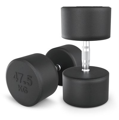 Гантель UNIX Fit PRO круглая обрезиненная 47,5 кг, 2 шт. msk25 unt_DBRND47_5PBKx2 - фото 3845590