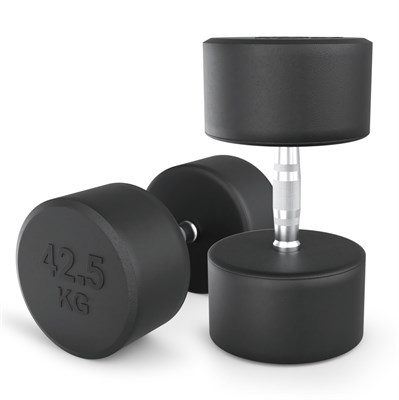 Гантель UNIX Fit PRO круглая обрезиненная 42,5 кг, 2 шт. msk25 unt_DBRND42_5PBKx2 - фото 3845592