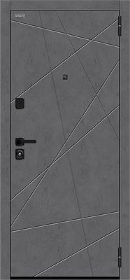 Дверь входная Bravo R Граффити-5/SBlack, Slate Art/Look Art 205*96 Левое sp2510BR_033-2452 - фото 3856051