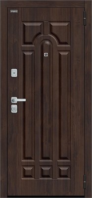 Дверь входная  205*86 Bravo R Форт/BChrome, Almon/Nordic Oak, Правое sp2510BR_033-2504