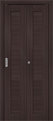 Межкомнатная складная дверь Браво-21, Wenge Melinga, Эко Шпон, 200*40 sp2510BR_153-1287 - фото 3857241