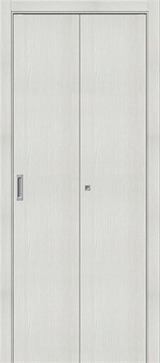 Межкомнатная складная дверь Браво-0, Bianco Melinga, Эко Шпон, 200*35 sp2510BR_091-4496 - фото 3857248