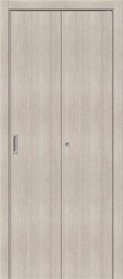 Межкомнатная складная дверь 200*35 два ДП, Браво-0, Cappuccino Melinga , Эко Шпон sp2510BR_153-1186