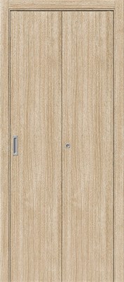 Межкомнатная складная дверь Гост-0, Л-21 (БелДуб), Финиш Флекс, 200*35 Без усиления sp2510BR_092-0575 - фото 3857274