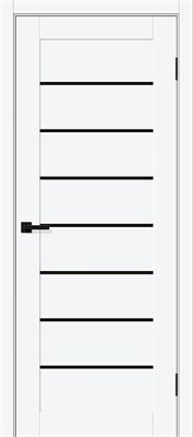 Межкомнатная  дверь Браво-22 Black Shine, White Silk, ПЭТ, 200*80 sp2510BR_169-0139 - фото 3857480