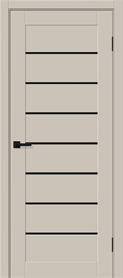 Межкомнатная дверь 200*80, Браво-22 Black Shine, Cream Silk , ПЭТ sp2510BR_169-0083