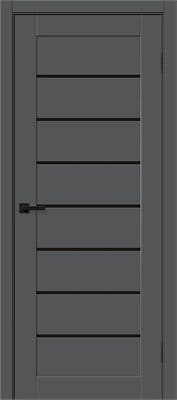 Межкомнатная дверь 200*70, Браво-22 Black Shine, Stormy Silk , ПЭТ sp2510BR_169-0102