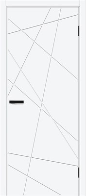 Межкомнатная  дверь Граффити-5.Д.П, White Silk, ПЭТ, 200*70 sp2510BR_169-0182 - фото 3857841