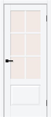 Межкомнатная  дверь Прима-13.0.1, White Silk / Magic Fog, ПЭТ, 200*80 sp2510BR_169-0311 - фото 3857896