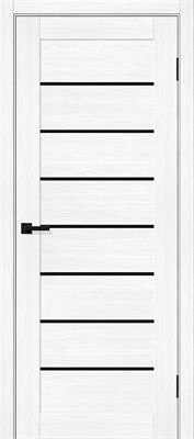 Межкомнатная  дверь Браво-22, Snow Melinga / Black Shine, Эко Шпон, 200*60 sp2510BR_153-4345 - фото 3858222