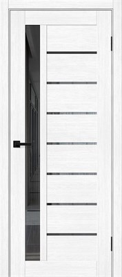 Межкомнатная  дверь Браво-27, Snow Melinga / Mirox Grey, Эко Шпон, 200*70 sp2510BR_153-1474 - фото 3858237