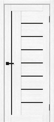 Межкомнатная  дверь Браво-29, Snow Melinga / Black Shine, Эко Шпон, 200*90 sp2510BR_153-4352 - фото 3858251