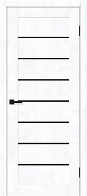 Межкомнатная  дверь Браво-22, Snow Art / Black Shine, Эко Шпон, 200*80 sp2510BR_153-4398 - фото 3858270