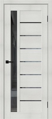 Межкомнатная  дверь Браво-27, Bianco Melinga / Mirox Grey, Эко Шпон, 200*80 sp2510BR_153-7564 - фото 3858308