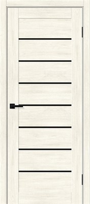 Межкомнатная дверь 200*60, Браво-22, Nordic Oak / Black Shine , Эко Шпон sp2510BR_153-4380