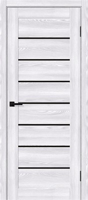 Межкомнатная  дверь Браво-22, Riviera Ice / Black Shine, Эко Шпон, 200*90 sp2510BR_153-4391 - фото 3858361