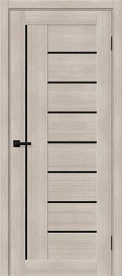 Межкомнатная  дверь Браво-29, Cappuccino Melinga / Black Shine, Эко Шпон, 200*80 sp2510BR_153-4335 - фото 3858486