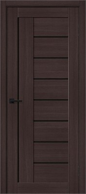Межкомнатная дверь 200*80, Браво-29, Wenge Melinga / Black Shine , Эко Шпон sp2510BR_153-4361