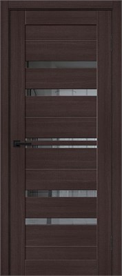 Межкомнатная  дверь Браво-30, Wenge Melinga / Mirox Grey, Эко Шпон, 200*80 sp2510BR_153-1310 - фото 3858638