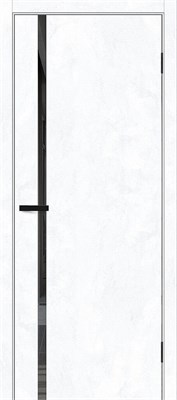 Межкомнатная дверь 200*60, Браво-0.40.П, Snow Art / Mirox Grey , Эко Шпон sp2510BR_153-7630