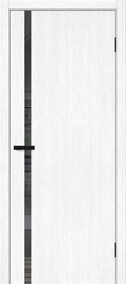 Межкомнатная дверь 200*80, Браво-1.55, Snow Melinga / Mirox Grey , Эко Шпон sp2510BR_153-1226