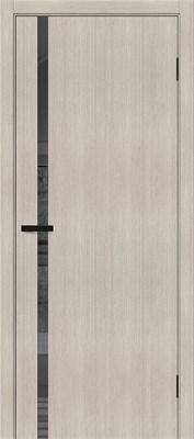 Межкомнатная  дверь Браво-1.55, Cappuccino Melinga / Mirox Grey, Эко Шпон, 200*90 sp2510BR_153-1219 - фото 3858803