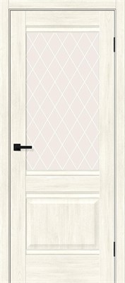 Межкомнатная  дверь Прима-3, Nordic Oak / White Сrystal, Эко Шпон, 200*90 sp2510BR_153-0591 - фото 3858892