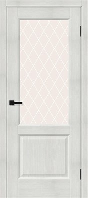 Межкомнатная дверь 200*70, Неоклассик-33, Bianco Melinga / White Сrystal , Эко Шпон sp2510BR_153-7333