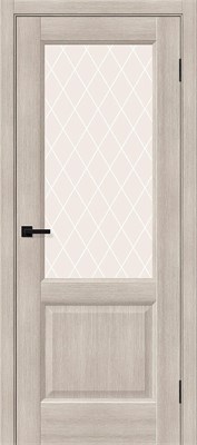 Межкомнатная  дверь Неоклассик-33, Cappuccino Melinga / White Сrystal, Эко Шпон, 200*90 sp2510BR_153-1340 - фото 3859023