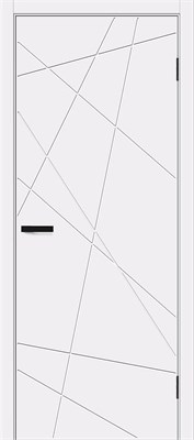 Межкомнатная  дверь Граффити-5.Д, White Pro, Винил, 200*90 sp2510BR_146-1666 - фото 3859225